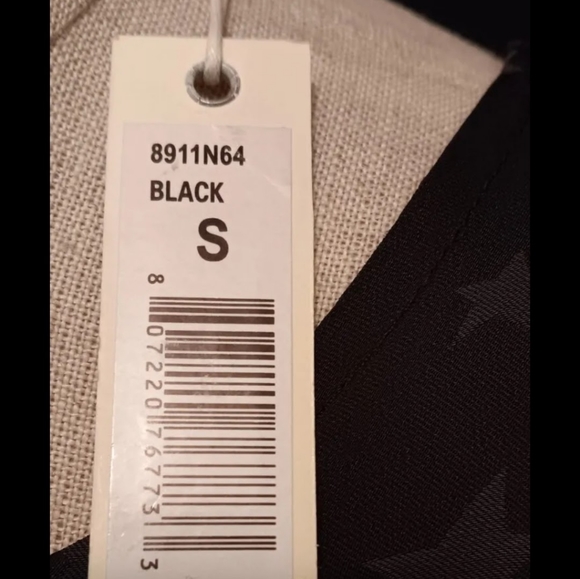 Max Studio Woman's S. Dress Black with small Silver Stars - Picture 8 of 8